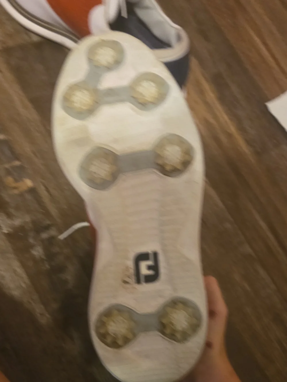 FootJoy White and Brown/Tan Men’s Boat/Golf Shoes